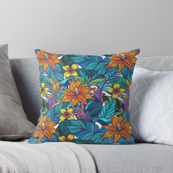 Item preview, Exotic tropics floral pattern designed and sold by Mashusha-art.
