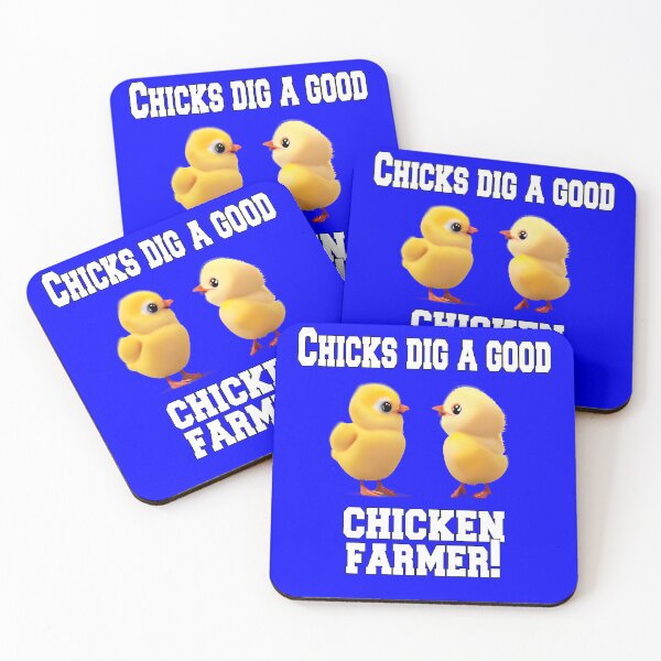 Item preview, Funny Chicken Farmer Humor Chicks Dig A Good Chicken Farmer! designed and sold by fantasticdesign.
