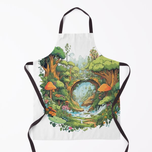 Item preview, Vida vibrante en el bosque - Inspirado en Miyazaki designed and sold by MuseOfMilo.