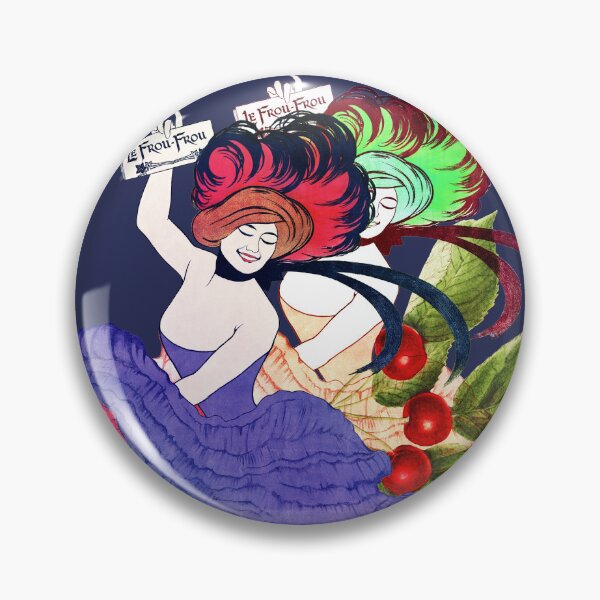 Item preview, Pretty vintage classic Moulin Rouge frou frou girl with cherries designed and sold by thgalleryit.