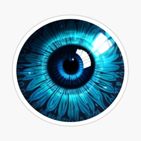 Evil Eyeball Sticker - Naked Eye Studio