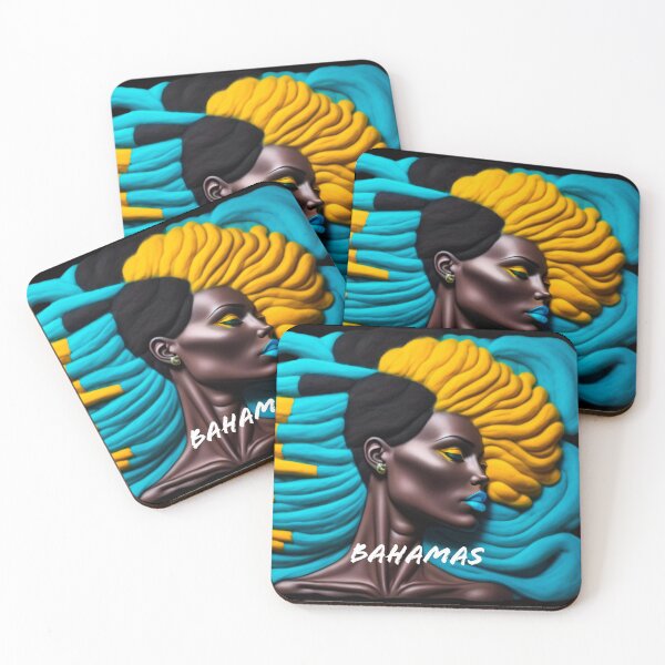 Item preview, Bahamas Woman Flag designed and sold by EclecticCharm.
