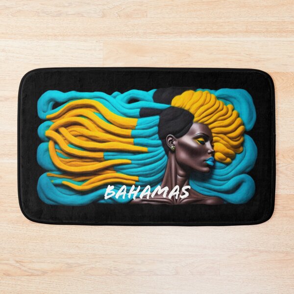 Item preview, Bahamas Woman Flag designed and sold by EclecticCharm.