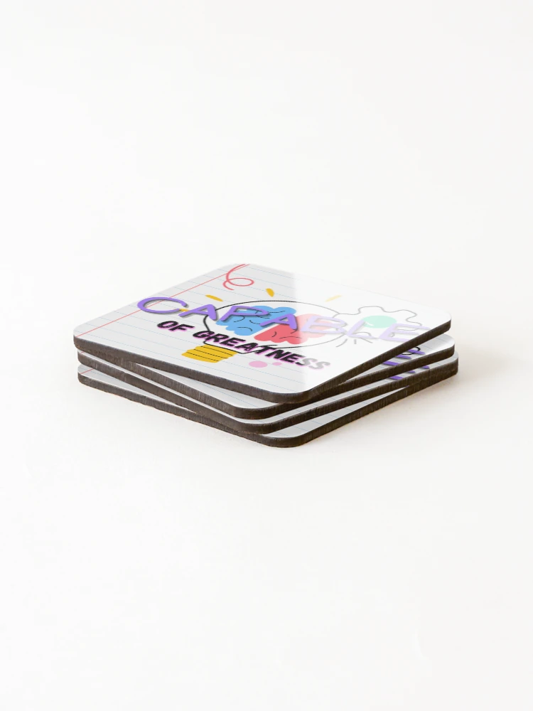Thumbnail 4 of 5, Coasters (Set of 4), Capable in Purple designed and sold by ReeReeDesigns.