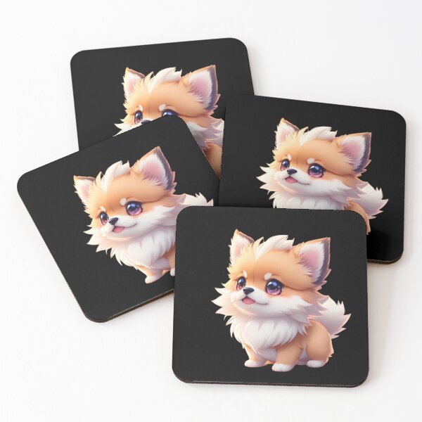 Item preview, Cute tiny hyperrealistic Anime wolf  designed and sold by BAHO STORE.