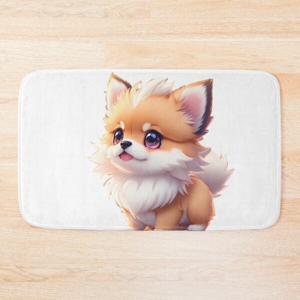 Item preview, Cute tiny hyperrealistic Anime wolf  designed and sold by BAHO STORE.