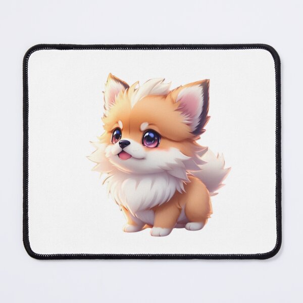 Item preview, Cute tiny hyperrealistic Anime wolf  designed and sold by BAHO STORE.
