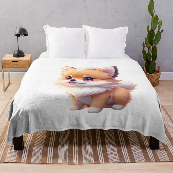 Item preview, Cute tiny hyperrealistic Anime wolf  designed and sold by BAHO STORE.