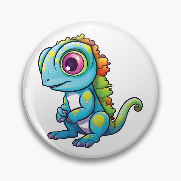 Item preview, Adorable Kawaii Lizard | Cute Reptile | Whimsical Gecko designed and sold by PopPopGfx.