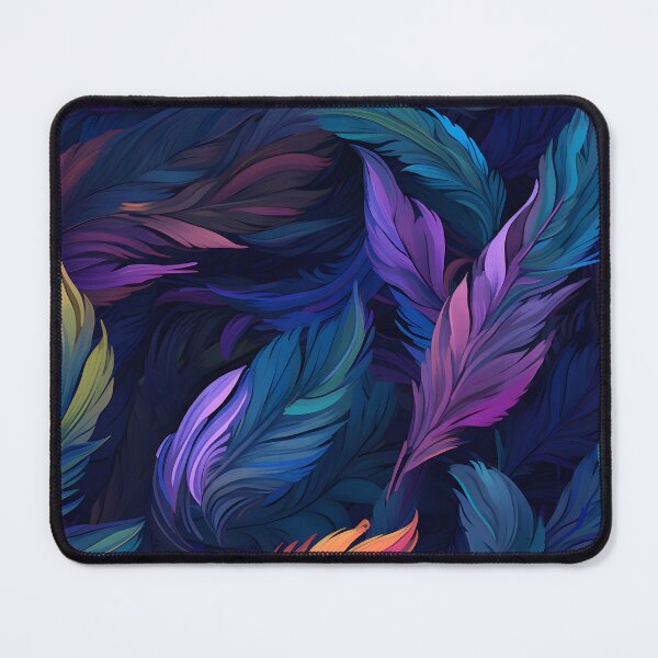 Item preview, Iridescent feathers pattern designed and sold by enipra.