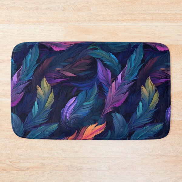 Item preview, Iridescent feathers pattern designed and sold by enipra.