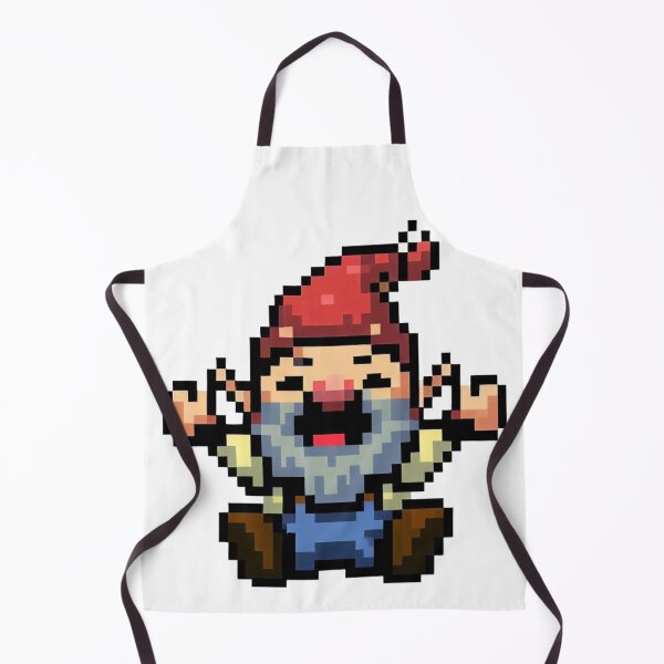 Item preview, Happy gnome pixel art designed and sold by PexelBoi.