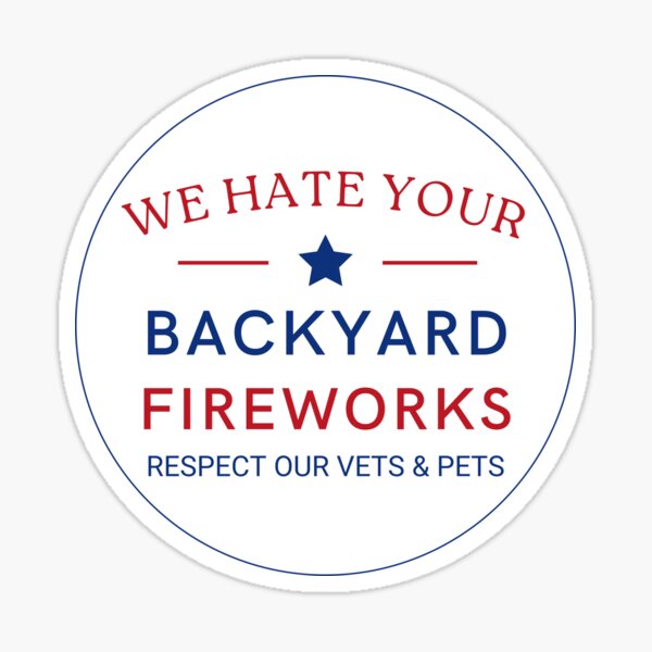Respect Our Vets and Pets - PTSD Awareness - Pet Safety Awareness July 4th Independence Day Sticker