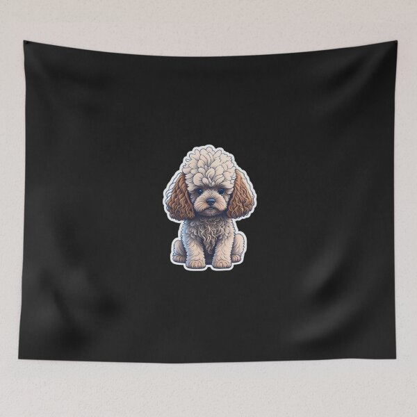 Item preview, Poodle (Sticker and Print Out) designed and sold by Sir Elgin Ortiz.