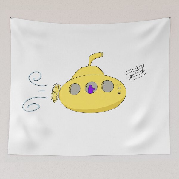 Item preview, We all live in a yellow submarine! designed and sold by blue-planet-art.