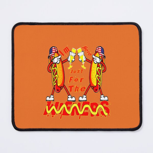 Item preview, I'M JUST HERE FOR THE WIENERS designed and sold by RendoRed.