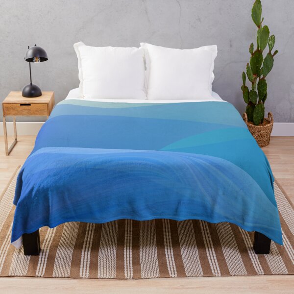 Item preview, Digital Azure Dreams - Abstract Blue Design designed and sold by motivationalsw.