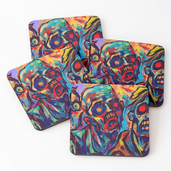 Item preview, Expressionism Three Zombies 2 designed and sold by Zombiekev.