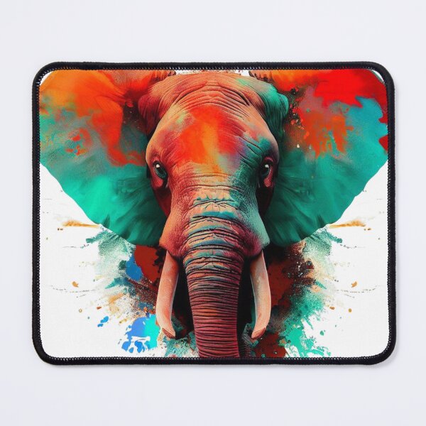 Item preview, The Elephant of a Thousand Colors designed and sold by mariaabrilm.