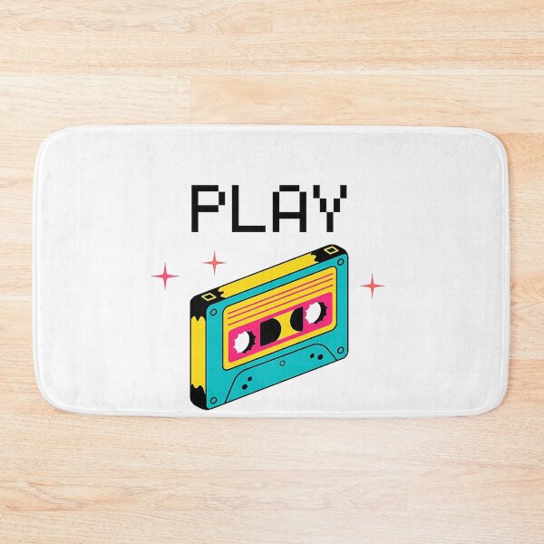 Item preview, "Retro Vibes: 'Play' Cassette" designed and sold by Designsmaxi.