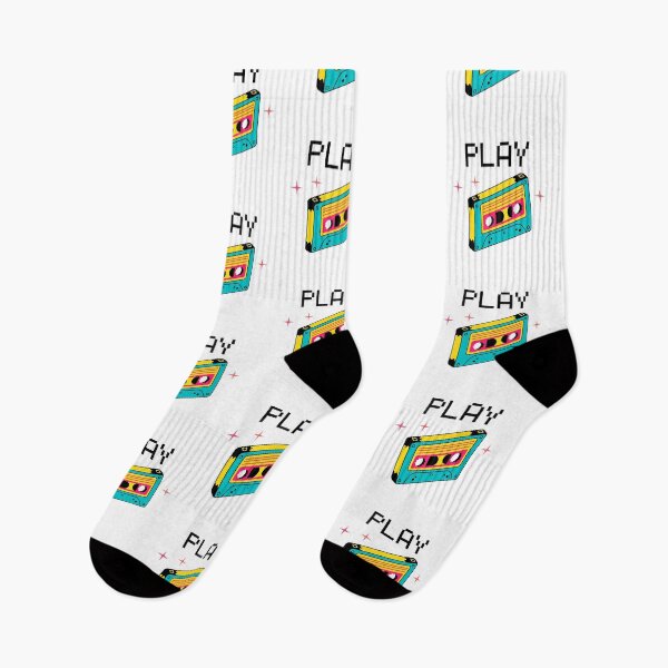 Item preview, "Retro Vibes: 'Play' Cassette" designed and sold by Designsmaxi.