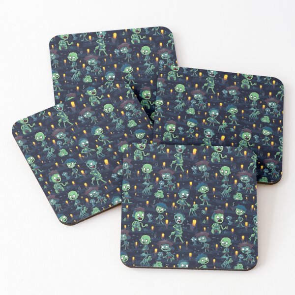 Item preview, Graveyard Ghouls: Cute Cartoon Zombie Pattern! designed and sold by calharborne.