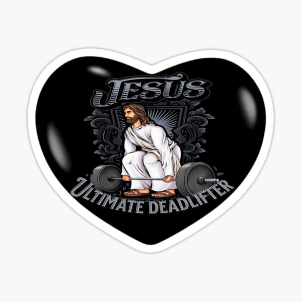 Item preview, Jesus the Ultimate dead lifter Christian humour designed and sold by shaggydawgg.