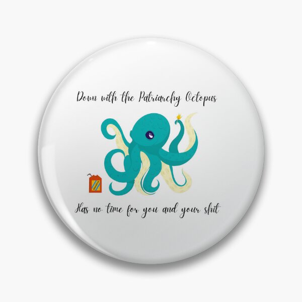 Artikelvorschau, Nieder mit dem Patriarchats-Oktopus entworfen und verkauft von Geek Native .