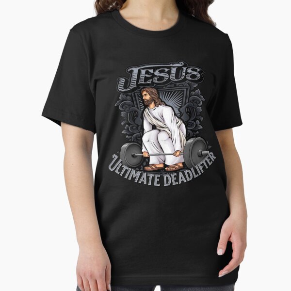 Item preview, Jesus the Ultimate dead lifter Christian humour designed and sold by shaggydawgg.