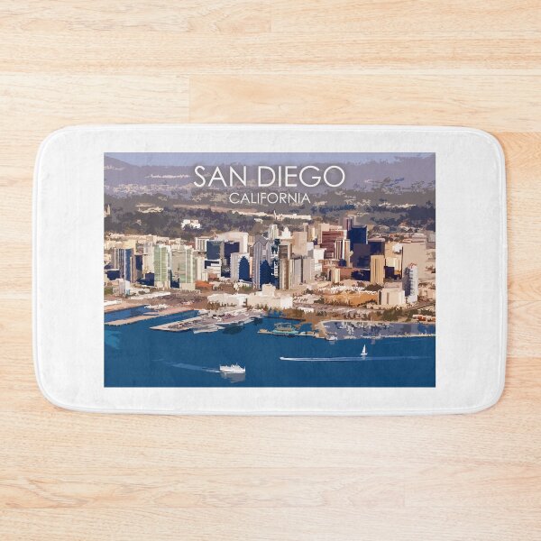 Item preview, San Diego, California, USA, Travel Print designed and sold by summattodraw.