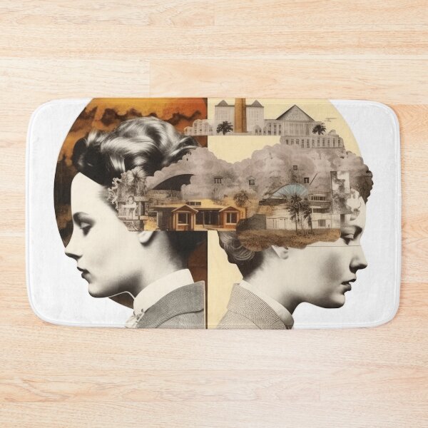 Item preview, Great Minds Think Alike Collage Art designed and sold by LilyBell6.