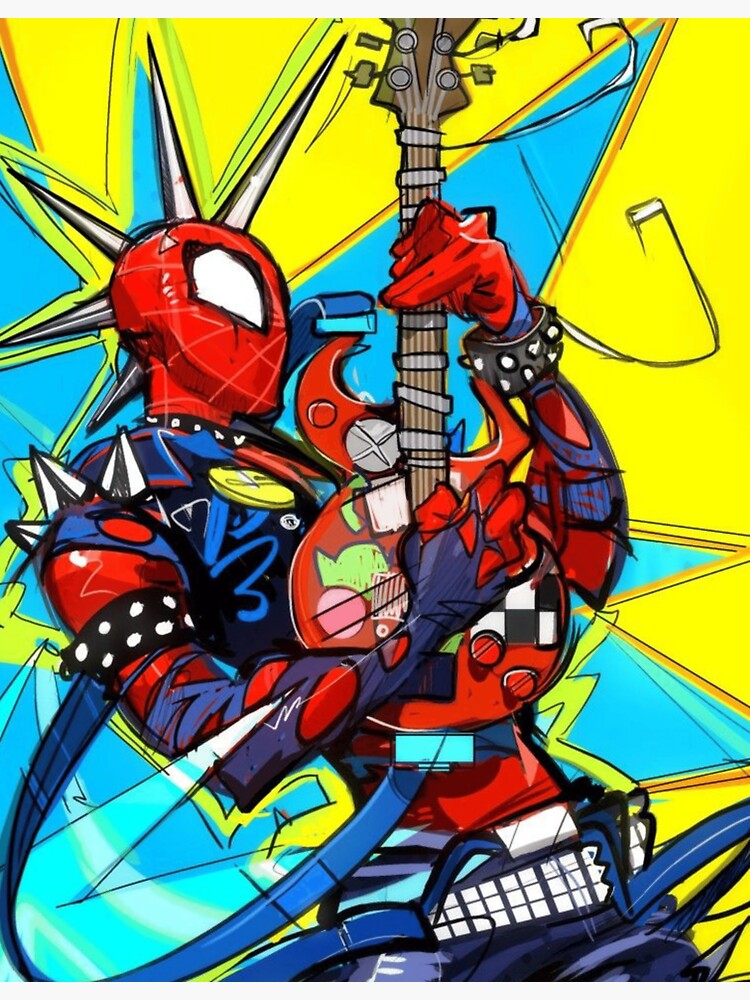 Spider punk, spiderverse, miles morales, spiderpunk, hobie brown, gwen  stacy Art Print for Sale by Kezia-hSingleta