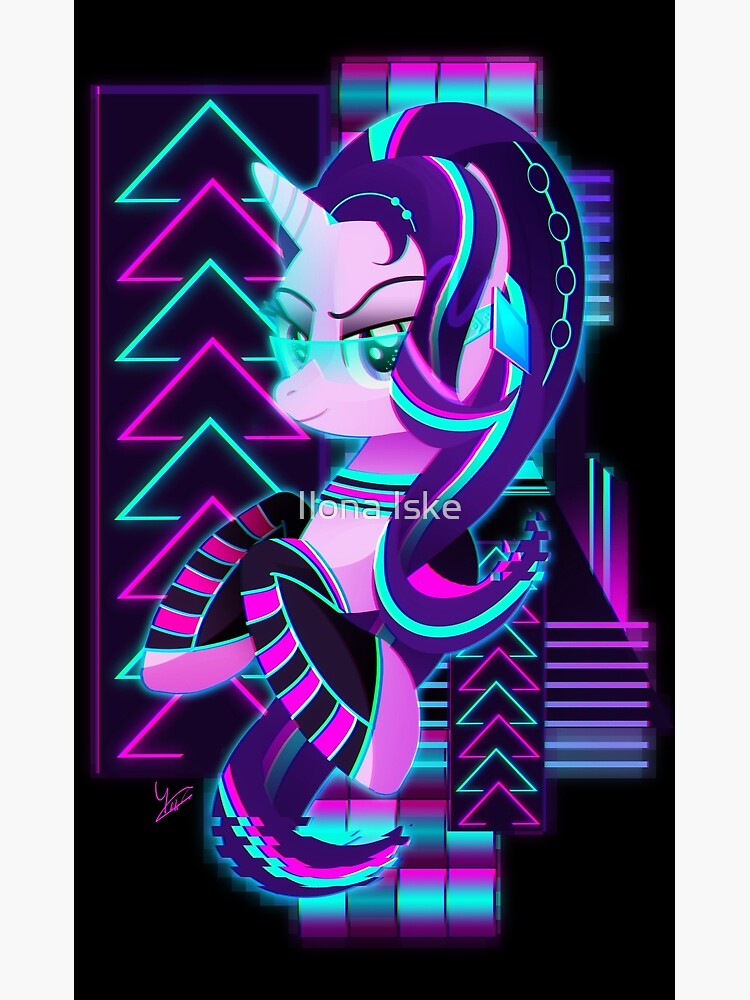 Disover Synthwave Starlight Glimmer Premium Matte Vertical Poster