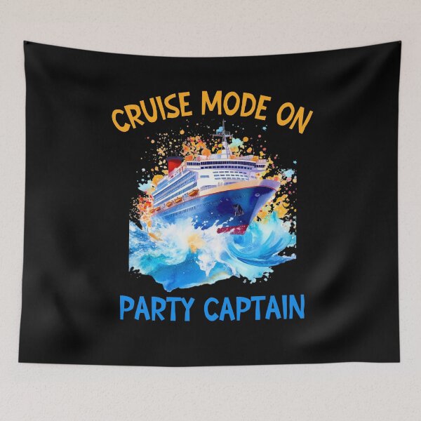 Item preview, Cruise Mode ON Party Captain	 designed and sold by SunnyFunnyArt.