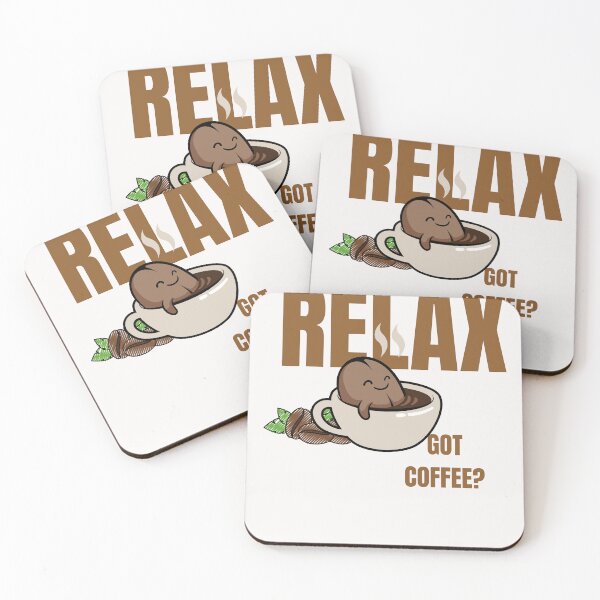 Item preview, Relax, Got Coffee? (original artwork) designed and sold by Steph1TheArtist.