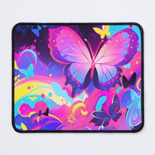 Artikelvorschau, "Y2K Aesthetic - Prism Wings: Rainbow Butterfly entworfen und verkauft von Cosmic-Canvases.