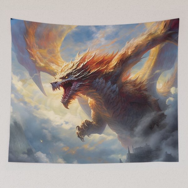 Item preview, Flight of the Mythical Dragon: Flaming Majesty designed and sold by InsaneLEDP.
