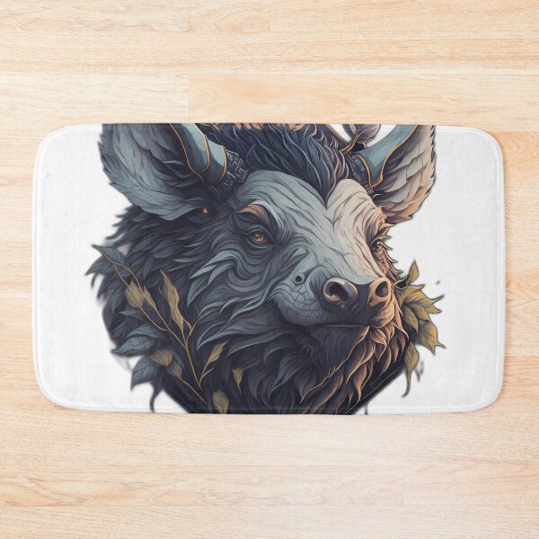 Artikelvorschau, Gesicht eines Wildschweindruiden entworfen und verkauft von Tremerion.