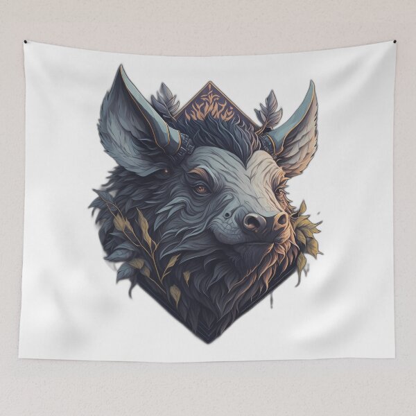 Item preview, Face of a Boar Druid designed and sold by Tremerion.