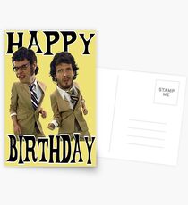 Happy Birthday Flight Conchords Postcards