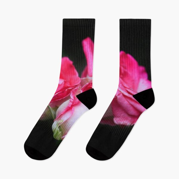 Item preview, Pink roses on black background designed and sold by olena2552.