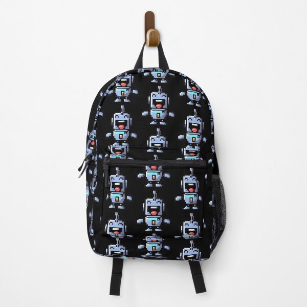 Item preview, Happy robot pixel art designed and sold by PexelBoi.