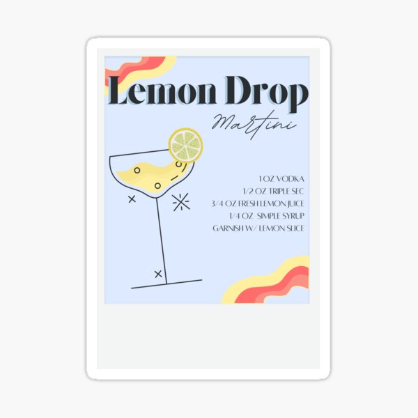 Item preview, Lemon Drop Martini Art designed and sold by allison-smith8.