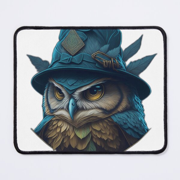 Item preview, Turquoise Owl in a hat designed and sold by Tremerion.
