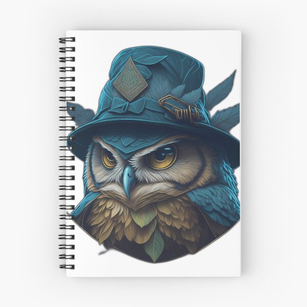 Item preview, Turquoise Owl in a hat designed and sold by Tremerion.