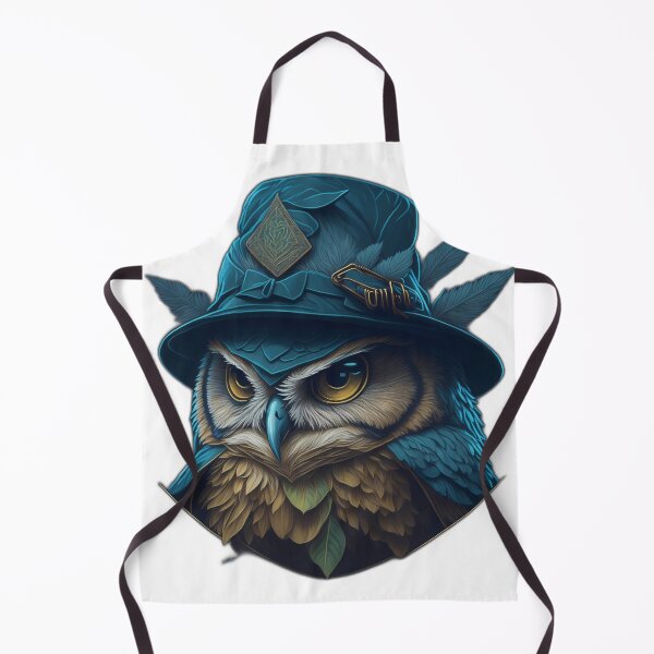 Item preview, Turquoise Owl in a hat designed and sold by Tremerion.