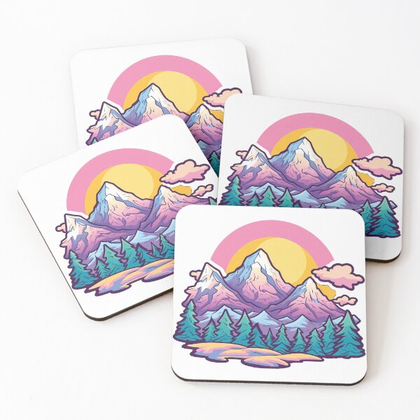 Item preview, Tranquil Mountain Majesty | Kawaii Graphic | Serenity meets Adorability designed and sold by PopPopGfx.