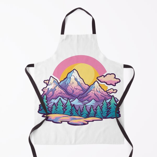 Item preview, Tranquil Mountain Majesty | Kawaii Graphic | Serenity meets Adorability designed and sold by PopPopGfx.