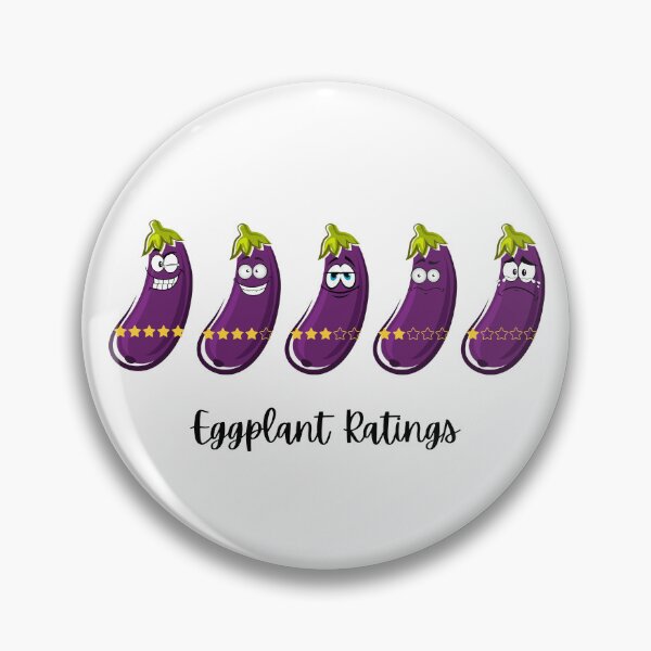 Item preview, Eggplant Ratings designed and sold by smirey designs.