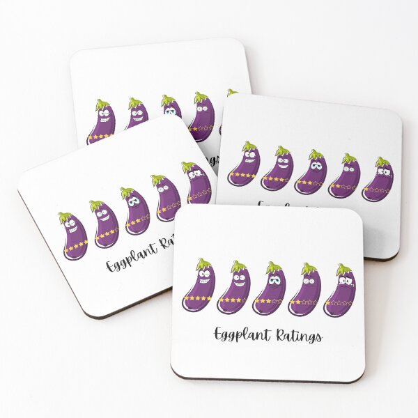 Item preview, Eggplant Ratings designed and sold by smirey designs.